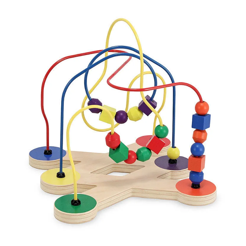 Round and Swirley Bead Maze