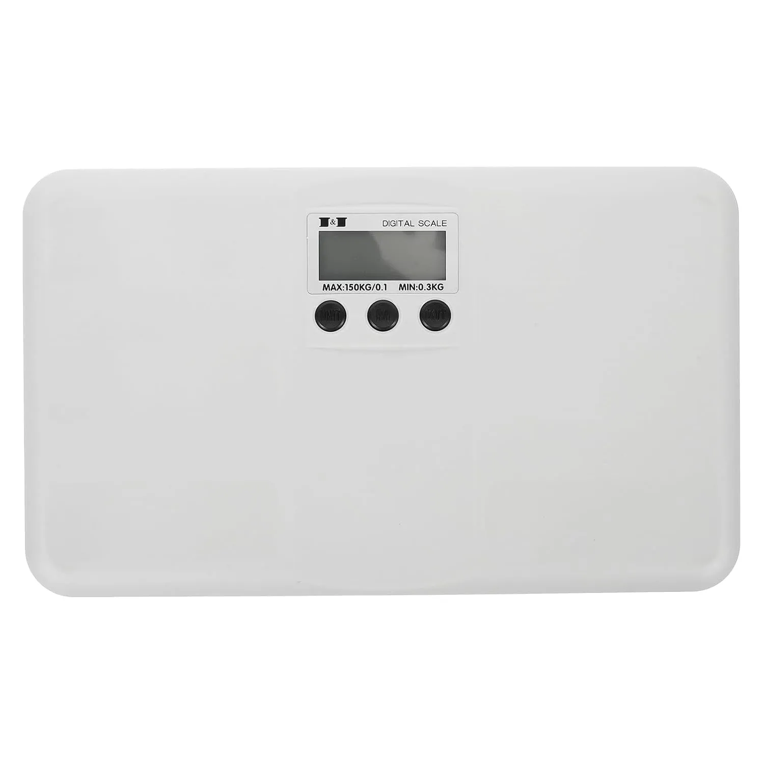 SAFIGLE Compact Digital Baby Scale with LCD Display, Highly Accurate Multi-Function Scale for Weighing Pets and Newborns, Ideal for Small Animals with Auto Power Off and Tare Features (White)
