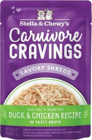 Stella & Chewy's Carnivore Cravings Duck and Chicken Wet Cat Food - 2.8 Oz - Case of 24
