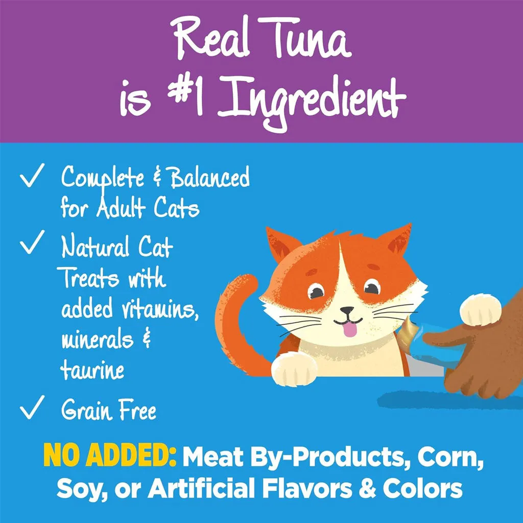 Wellness Lickable Treats Tuna Recipe Natural Treats for Cats, 2.5-oz