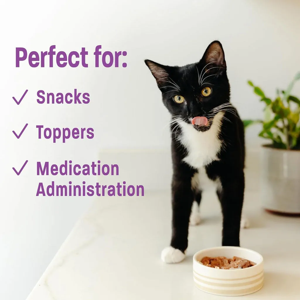Wellness Lickable Treats Tuna Recipe Natural Treats for Cats, 2.5-oz