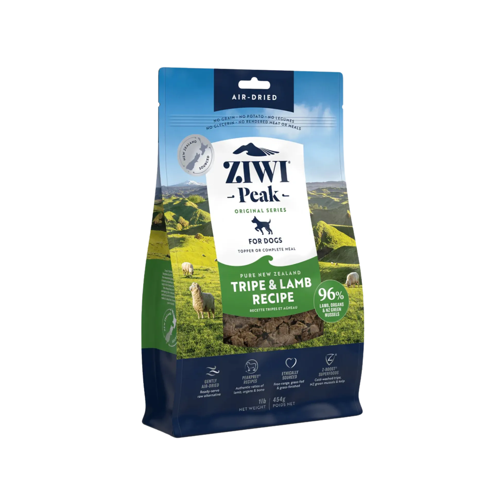 Ziwi Peak Air-Dried Tripe & Lamb Recipe Dog Food